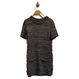 Fendi-FENDI Robes T. ca 40 SYNTHÉTIQUE-Noir