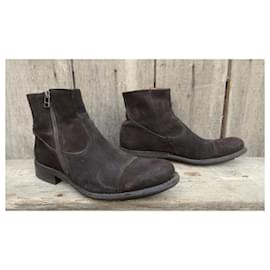 Paraboot-Paraboot p boots 40-Dark brown