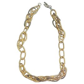 Collana Dior Placcata Oro D'oro Metallico