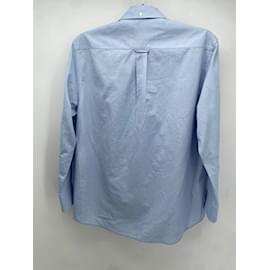 Louis Vuitton-LOUIS VUITTON Camisas Camisetas.UE (tour de cou / collar) 38 Algodón-Azul