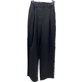 Autre Marque-MANURI Pantalon T.International XS Coton-Noir