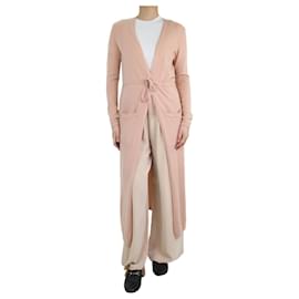 Theory-Maxi cardigan en cachemire rose - taille M-Rose