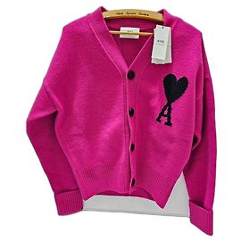 Ami Paris Cardigan ami rose Rose