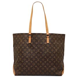 Louis Vuitton-Louis Vuitton Brown Monogram Cabas Alto-Brown