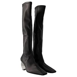 Courreges-Botas Circulares - Courreges - Piel Sintética - Negro-Negro