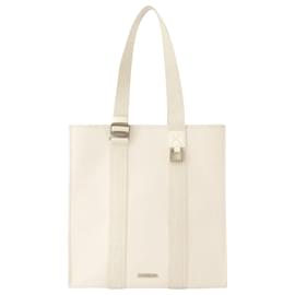 Jacquemus-Cuerda Shopper Bag - Jacquemus - Cotton - Off White-White