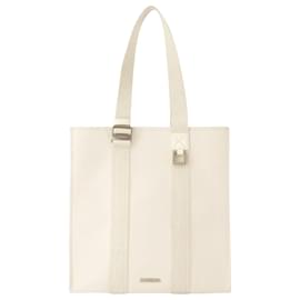 Jacquemus-Sac Shopper Cuerda - Jacquemus - Coton - Blanc Cassé-Blanc