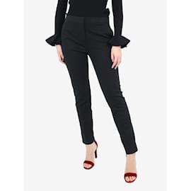 Max Mara-Black tailored pocket trousers - size UK 10-Black