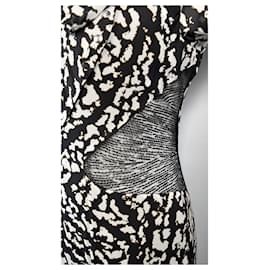 Proenza Schouler-Proenza Schouler Silk mid-length dress-Black,White