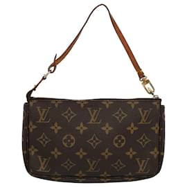 Louis Vuitton-LOUIS VUITTON Monogram Pochette Accessoires Pouch M51980 LV Auth yk8605-Monogram