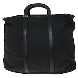 Prada-PRADA Handtasche aus Nylonleder 2weg Schwarz Auth ar10207-Schwarz