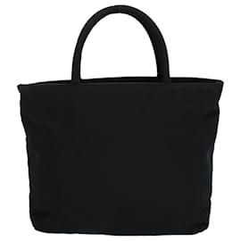 Prada-PRADA Hand Bag Nylon Black Auth 54782-Black