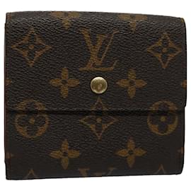 Louis Vuitton-LOUIS VUITTON Monogram Porte Monnaie Bier Cartes Crédit Wallet M61652 Auth yk8634-Monogramme