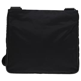 Prada-PRADA Shoulder Bag Nylon Black Auth 54765-Black