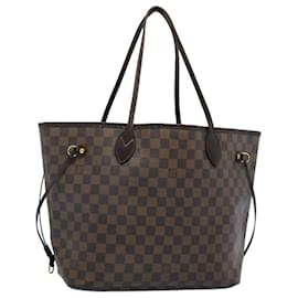 Louis Vuitton-LOUIS VUITTON Damier Ebene Neverfull MM Tote Bag N51105 LV Auth rd5793-Other
