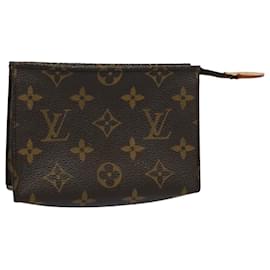 Louis Vuitton-Louis Vuitton Monogram Poche Toilette 15 Pouch M47546 LV Auth ar10336-Monogram
