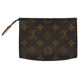 Louis Vuitton-Louis Vuitton Monogram Poche Toilette 15 Pouch M47546 LV Auth ar10336-Monogram