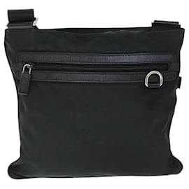 Prada-PRADA Shoulder Bag Nylon Black Auth ep1789-Black