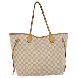 Louis Vuitton-LOUIS VUITTON Damier Azur Neverfull MM Tote Bag N41605 LV Auth hk860-Other