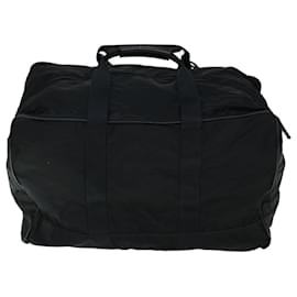 Prada-PRADA Boston Bag Nylon Black Auth bs8354-Black