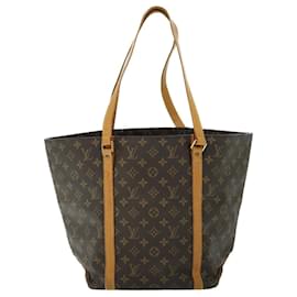 Louis Vuitton-LOUIS VUITTON Monogram Sac Shopping Tote Bag M51108 Auth LV 53996-Monogramme