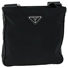 Prada-PRADA Shoulder Bag Nylon Black Auth yk8541-Black