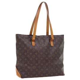 Louis Vuitton-LOUIS VUITTON Monogram Cabas Mezzo Tote Bag M51151 LV Auth th4059-Monogram