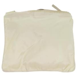 Prada-PRADA Shoulder Bag Nylon Beige Auth 54837-Beige