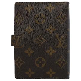 Louis Vuitton-LOUIS VUITTON Monogram Agenda PM Day Planner Cover R20005 LV Auth ar10133b-Monograma