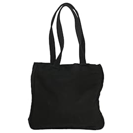 Prada-PRADA Tote Bag Nylon Black Auth bs8484-Black