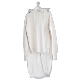 Autre Marque-Olivia Von Halle Gia Kasbah silk-cashmere tracksuit-Cream