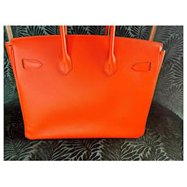 Hermès-Birkin 35 arancia-Arancione