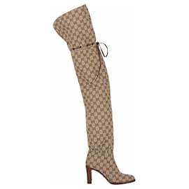Zeitlose Gucci-Stiefel Kamel