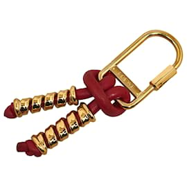 Loewe-Loewe Goldknoten-Schlüsselanhänger aus Metall-Golden