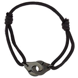 NOVA PULSEIRA DINH VAN ALGEMAS R12 em prata esterlina 925 PLACA PRETA PRATA Prata