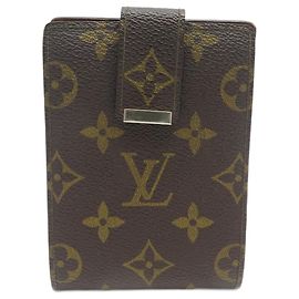 VINTAGE LOUIS VUITTON CHECKBOOK HOLDER IN MONOGRAM CANVAS CHECKBOOK HOLDER Brown