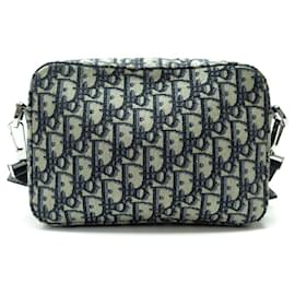 Christian Dior-NEW DIOR SAFARI BAG HANDBAG 1ESPO206YKY OBLIQUE CROSSBODY BAG-Beige