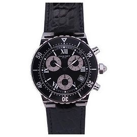 CHAUMET CLASS ONE UHR 625 41 MM-CHRONOGRAPH-QUARZ-STAHLUHR Silber