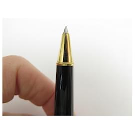 Montblanc-PENNA ROLLER IN RESINA MONTBLANC MEISTERSTUCK CLASSIC ORO VINTAGE-Nero