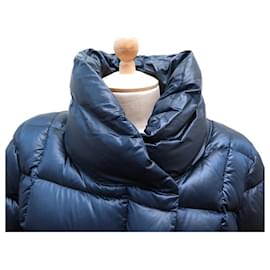 Colmar-NEW COLMAR COAT IRIDESCENT DOWN JACKET WITH SIDE OPENING M 40 BLUE COAT-Navy blue