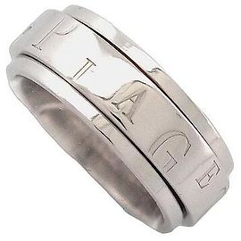 PIAGET POSSESSION RING IN WHITE GOLD 18K 9GR DIAMOND T52 DIAMOND GOLD RING Silvery