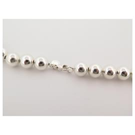 Tiffany & Co-COLLIER TIFFANY & CO PERLES BALL CITY HARDWEAR 60154637 ARGENT 925 NECKLACE-Argenté