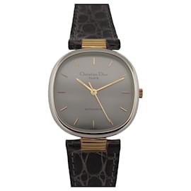 Christian Dior-VINTAGE MONTRE CHRISTIAN DIOR 19.13.01 AUTOMATIQUE 32 MM OR ET ACIER STEEL WATCH-Argenté