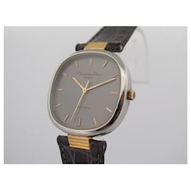 Christian Dior-VINTAGE MONTRE CHRISTIAN DIOR 19.13.01 AUTOMATIQUE 32 MM OR ET ACIER STEEL WATCH-Argenté