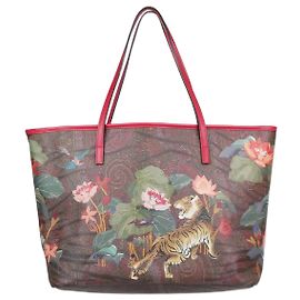 Etro Sac cabas imprimé tige multicolore et nénuphar Multicolore