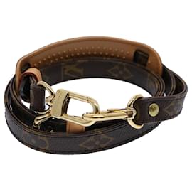 Louis Vuitton-LOUIS VUITTON Monogram Adjustable Shoulder Strap 36.6""-43.7"" LV Auth 54931-Monogram