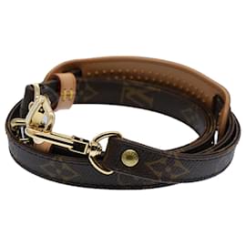 Louis Vuitton-LOUIS VUITTON Monogram Adjustable Shoulder Strap 36.6""-43.7"" LV Auth 54931-Monogram