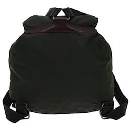 Prada-PRADA Sac à Dos Nylon Kaki Auth 54987-Kaki
