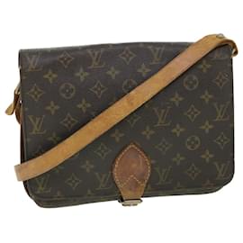 Louis Vuitton-LOUIS VUITTON Monogram Cartouchiere GM bolsa de ombro M51252 LV Auth bs8462-Monograma