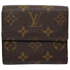 Louis Vuitton-LOUIS VUITTON Monogramm Porte Monnaie Bier Cartes Crdit Wallet M61652 Auth yk8662-Monogramm